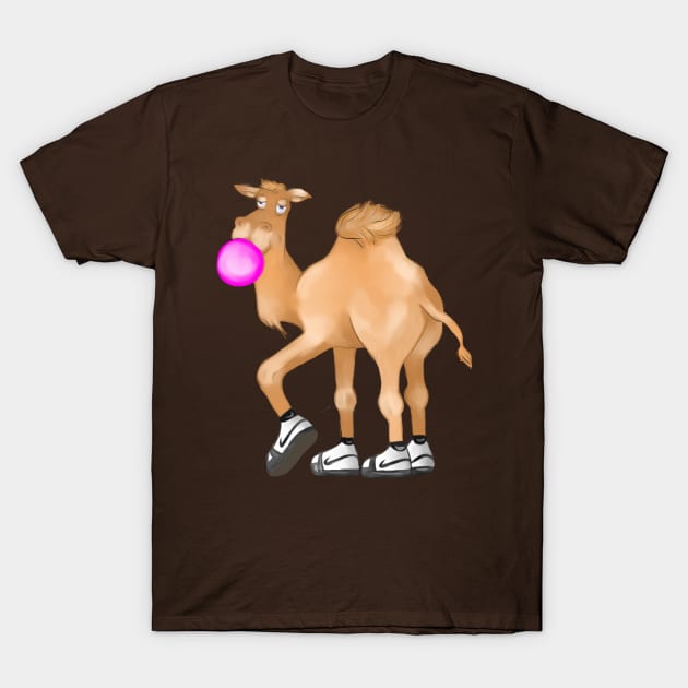 Camel T-Shirt by D_S_998